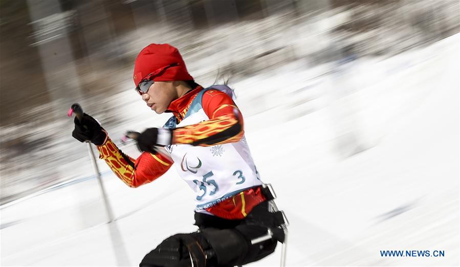(SP)OLY-PARALYMPIC-SOUTH KOREA-PYEONGCHANG-CROSS-COUNTRY SKIING-WOMEN'S 12KM, SITTING