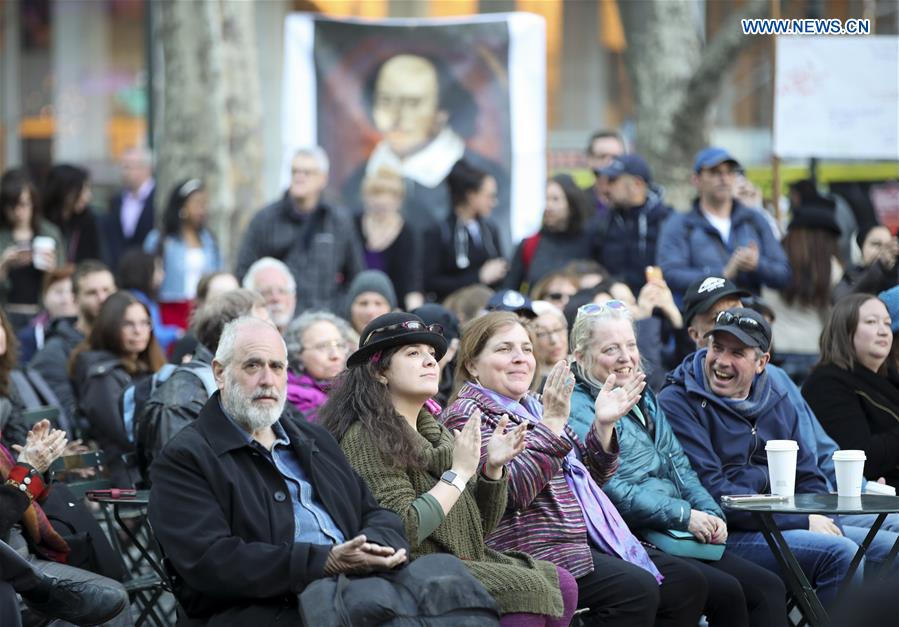 U.S.-NEW YORK-WILLIAM SHAKESPEARE-BIRTHDAY CELEBRATION