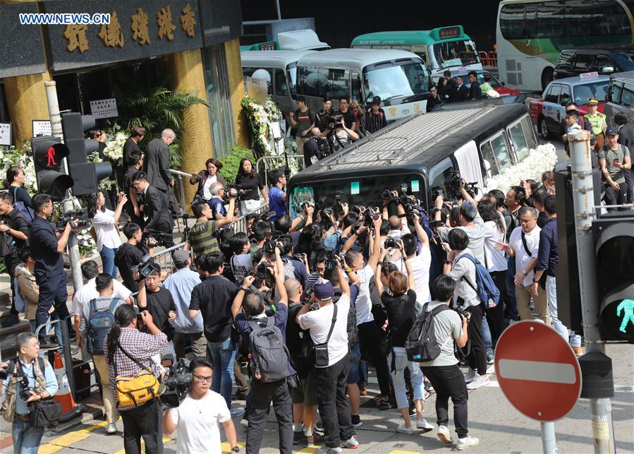 CHINA-HONG KONG-JIN YONG-CONDOLENCE (CN)