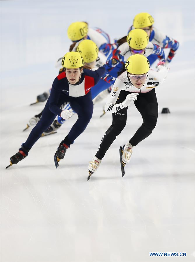 (SP)RUSSIA-KRASNOYARSK-29TH WINTER UNIVERSIADE-SHORT TRACK