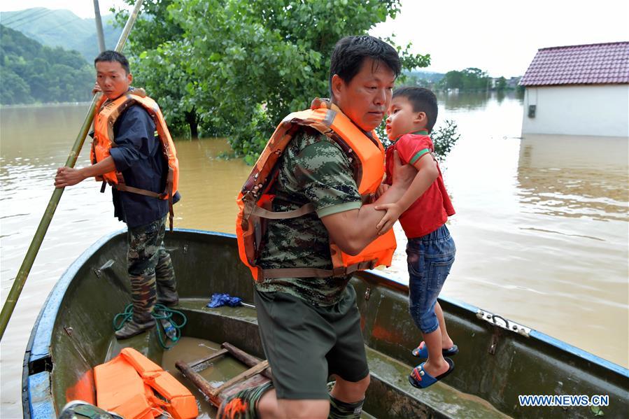 CHINA-JIANGXI-YONGXIN COUNTY-HEAVY RAIN-FLOOD (CN)