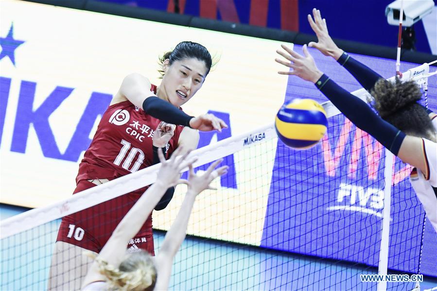 (SP)CHINA-NINGBO-VOLLEYBALL-FIVB NATIONS LEAGUE-CHN VS GER (CN)