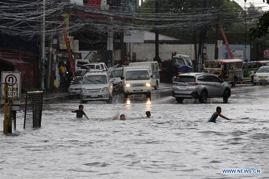 PHILIPPINES-QUEZON CITY-HEAVY RAIN-FLOOD
