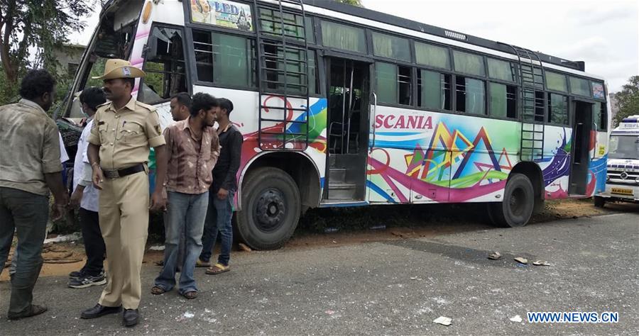 INDIA-KARNATAKA-TRAFFIC COLLISION