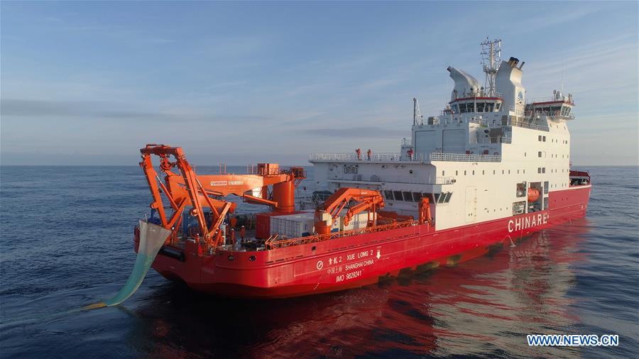 CHINA-XUELONG 2-ANTARCTIC EXPEDITION-COSMONAUTS SEA