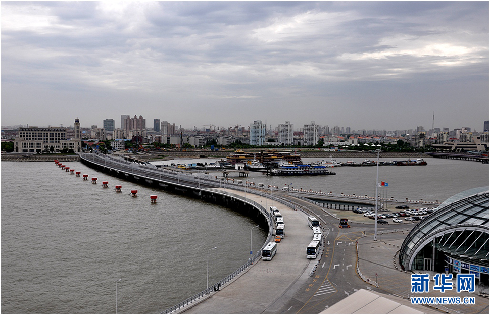 上海吳淞國際郵輪港鳥瞰