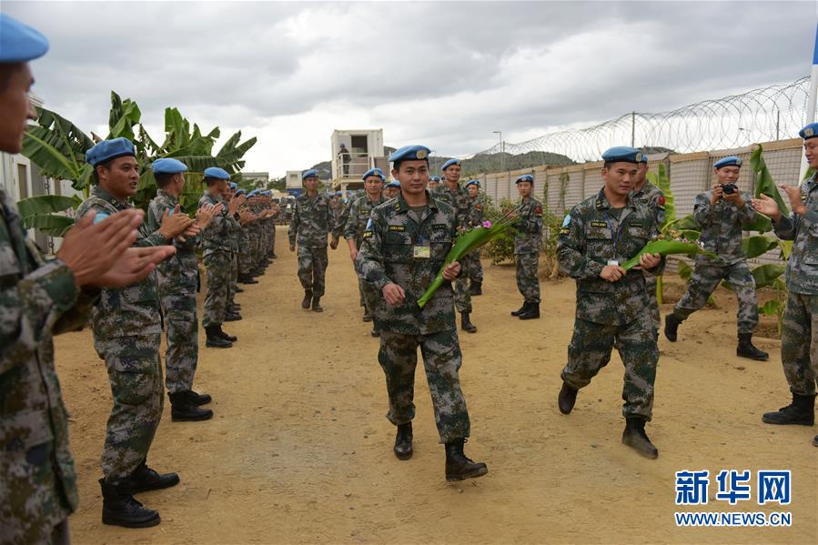 （國際）（1）中國駐南蘇丹維和步兵營受傷戰(zhàn)士姚道祥、吳樂重返戰(zhàn)位