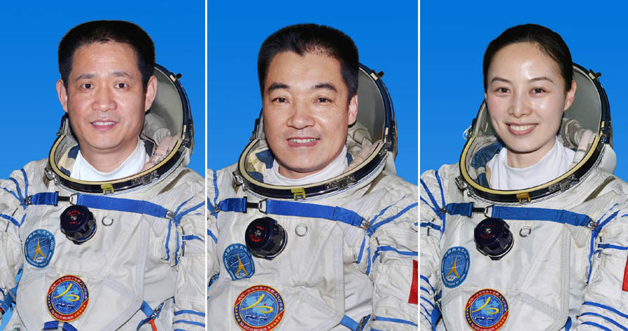 授權(quán)發(fā)布：神十乘組航天員簡歷及標(biāo)準照