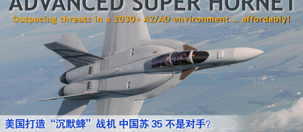 美國打造&ldquo;沉默蜂&rdquo;戰(zhàn)機 中國蘇35不是對手？