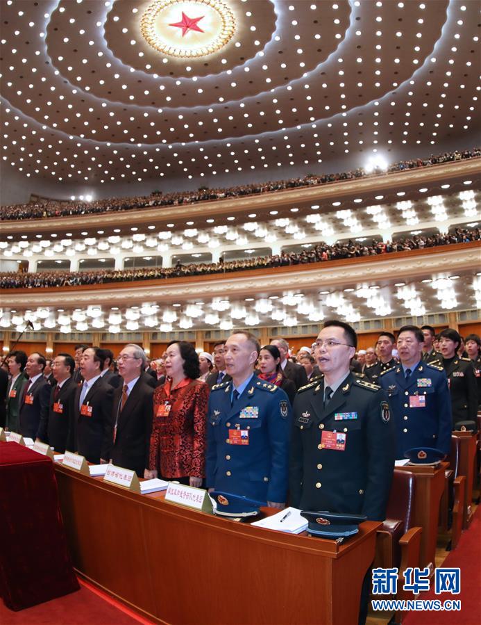 （兩會&middot;人大開幕&middot;XHDW）（7）十三屆全國人大一次會議在京開幕