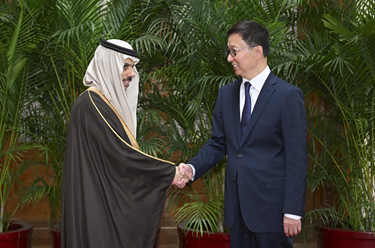 韓正集體會(huì)見阿拉伯、伊斯蘭國家外長(zhǎng)聯(lián)合代表團(tuán)