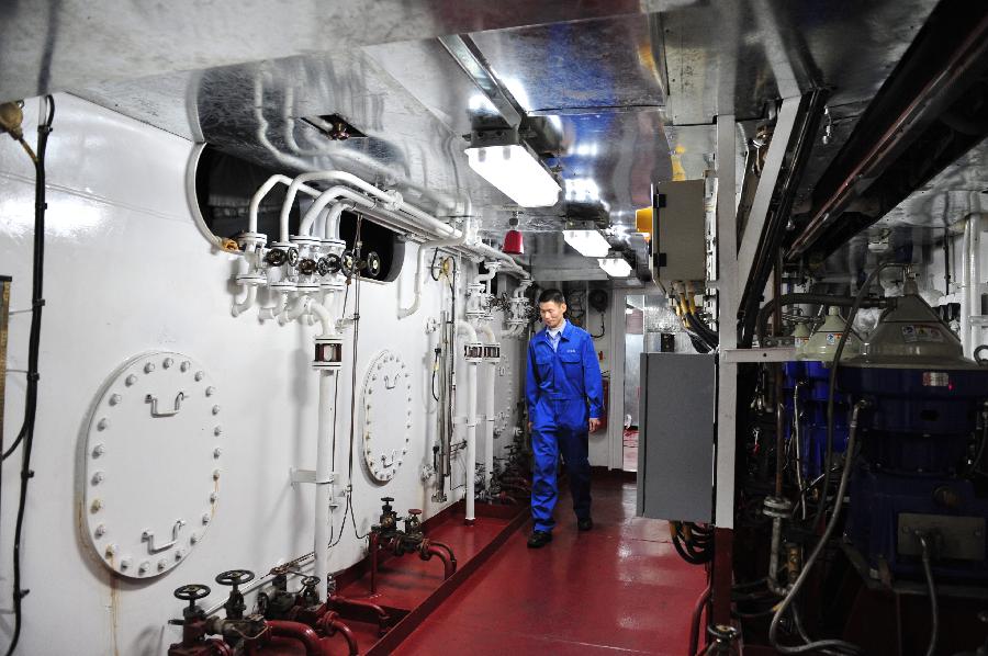 走進&ldquo;中國海監(jiān)50&rdquo;號的&ldquo;心臟&rdquo;