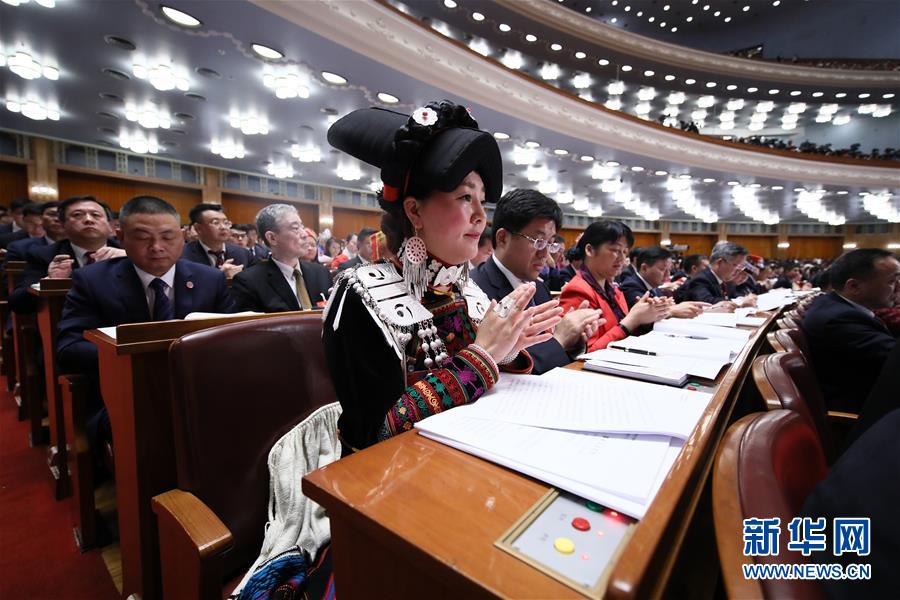 （兩會(huì)&middot;人大開幕&middot;XHDW）（18）十三屆全國(guó)人大一次會(huì)議在京開幕