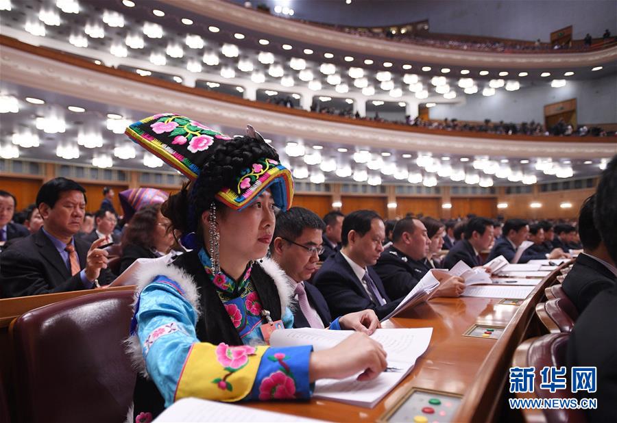 （兩會&middot;XHDW）（13）十三屆全國人大一次會議舉行第二次全體會議