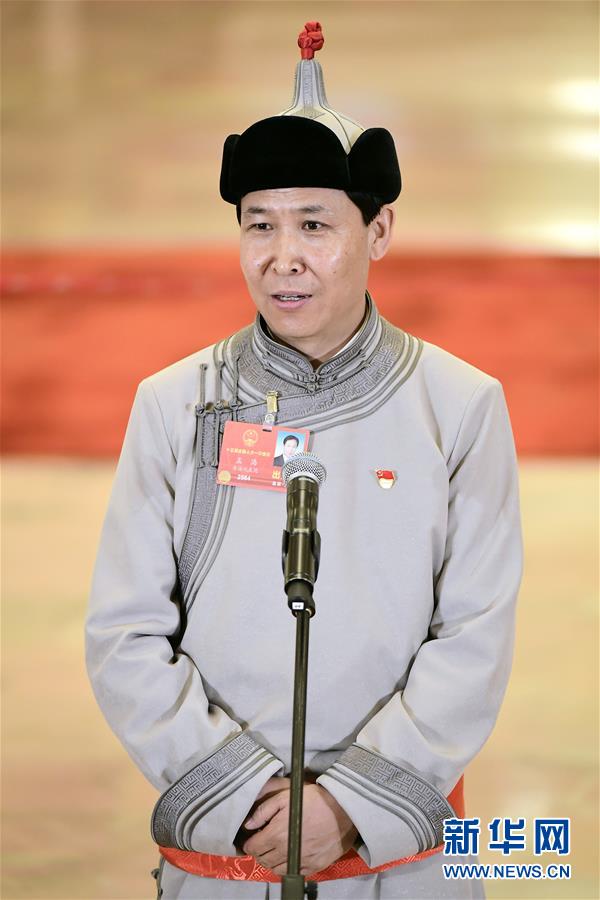 （兩會&middot;XHDW）（3）全國人大代表接受采訪