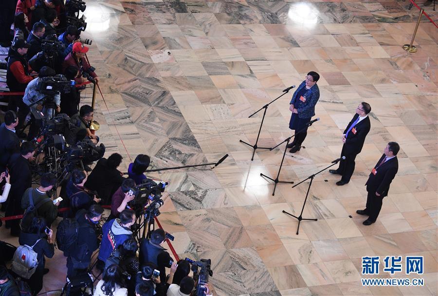 （兩會(huì)&middot;XHDW）（15）全國人大代表接受采訪