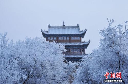 資料圖：小寒時(shí)節(jié)，甘肅嘉峪關(guān)市迎來了一場大雪。師永紅 攝