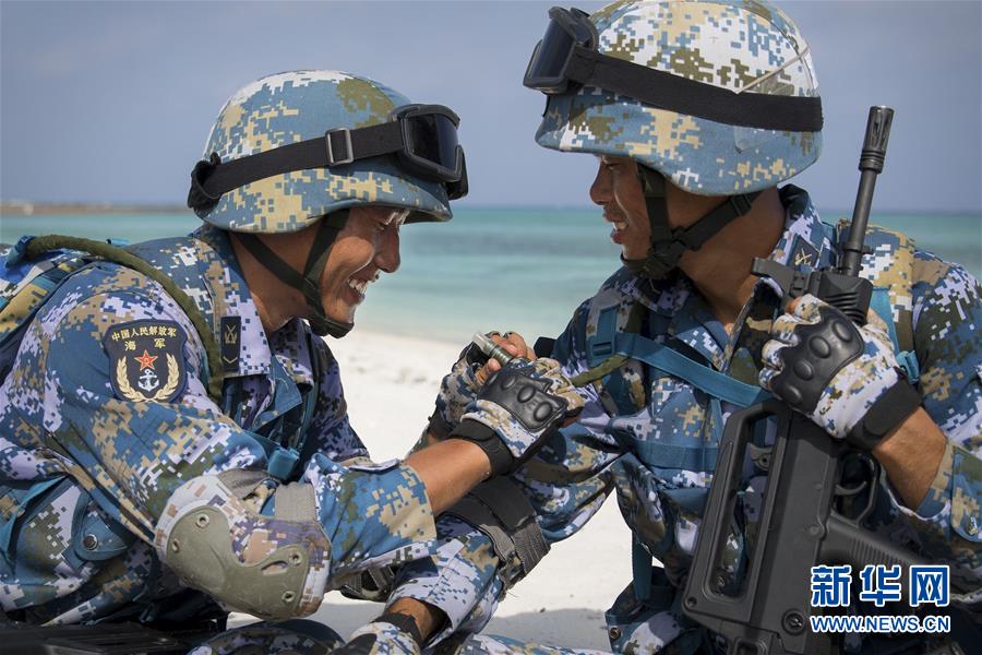 （壯麗70年&middot;奮斗新時代&middot;新華全媒頭條&middot;圖文互動）（7）&ldquo;你在我的航程上，我在你的視線里&rdquo;&mdash;&mdash;走進海軍西沙中建島官兵的五彩世界