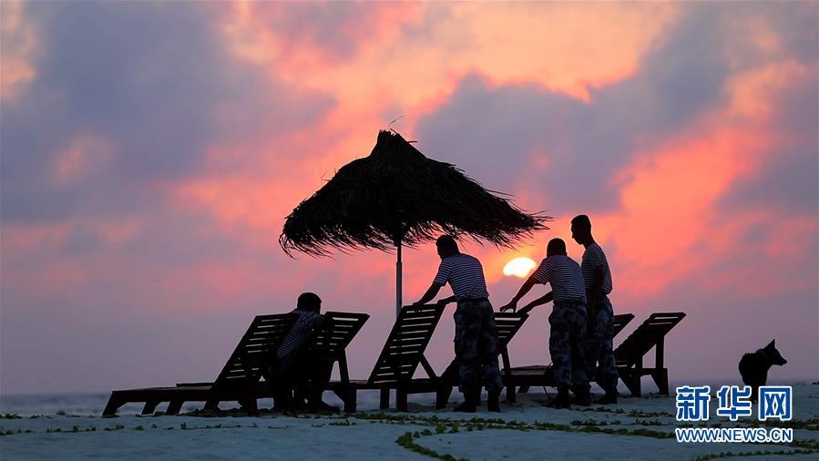（壯麗70年&middot;奮斗新時代&middot;新華全媒頭條&middot;圖文互動）（9）&ldquo;你在我的航程上，我在你的視線里&rdquo;&mdash;&mdash;走進海軍西沙中建島官兵的五彩世界