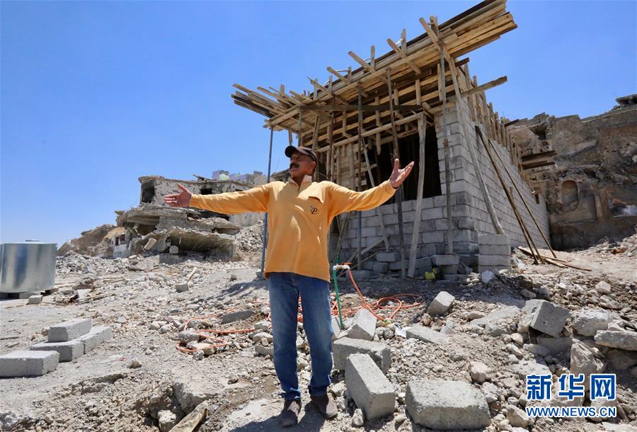 （國(guó)際&middot;圖文互動(dòng)）（5）通訊：中企員工愛心捐款助摩蘇爾老城民眾重燃生活希望