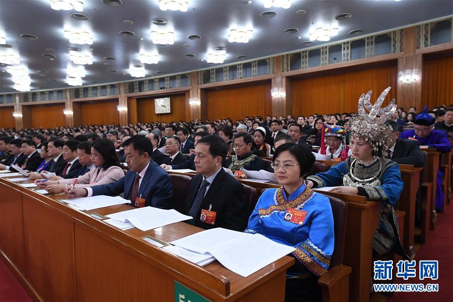 （兩會(huì)&middot;政協(xié)開(kāi)幕&middot;XHDW）（14）全國(guó)政協(xié)十三屆二次會(huì)議在京開(kāi)幕