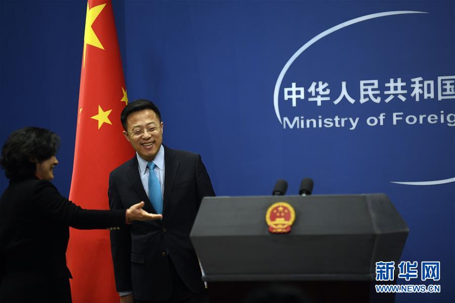 (圖文互動)新任外交部發(fā)言人趙立堅(jiān)亮相