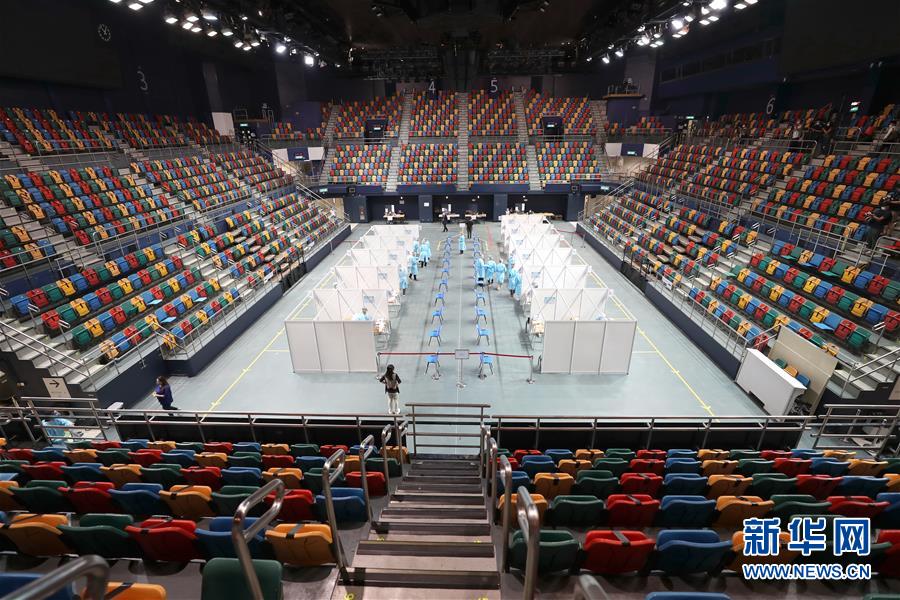 （圖文互動(dòng)）（5）特寫：新冠病毒普檢首日，香港市民踴躍參與