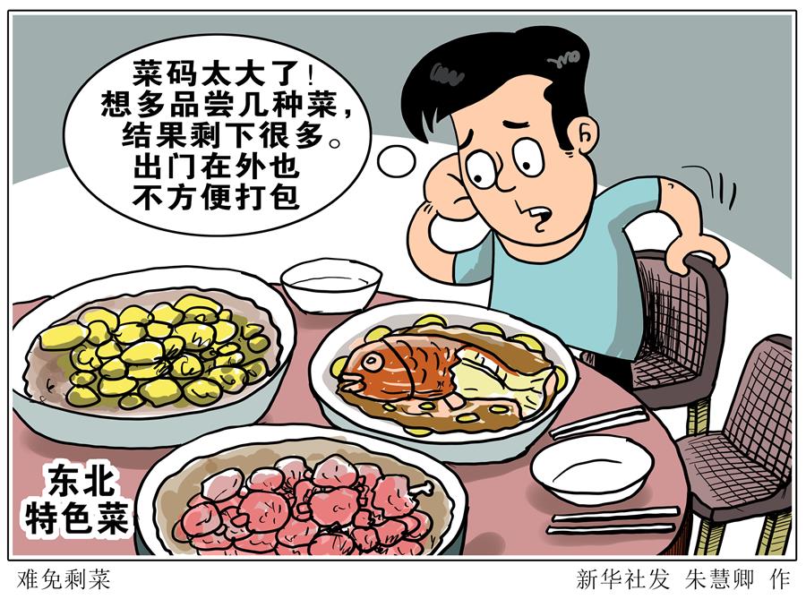 （圖表&middot;漫畫）［新華視點&middot;浪費可恥 節(jié)約為榮］難免剩菜
