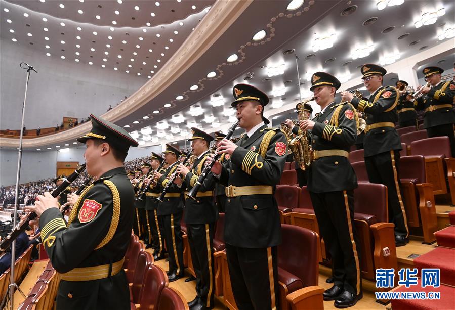 （兩會(huì)&middot;人大開(kāi)幕&middot;XHDW）（14）十三屆全國(guó)人大三次會(huì)議在京開(kāi)幕