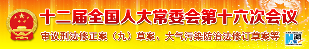 十二屆全國人大常委會第十六次會議