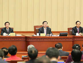 張德江主持十二屆全國(guó)人大常委會(huì)第十八次會(huì)議閉幕會(huì)并發(fā)表講話