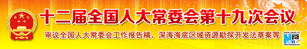 十二屆全國人大常委會第十九次會議
