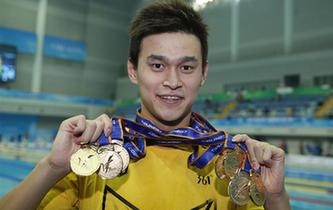 孫楊，六金一銀！