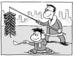 春節(jié)若遇霧霾，煙花怎么放？