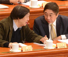 馮鞏、馮驥才出席政協(xié)全體會(huì)議