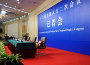 外長(zhǎng)記者會(huì)現(xiàn)場(chǎng)