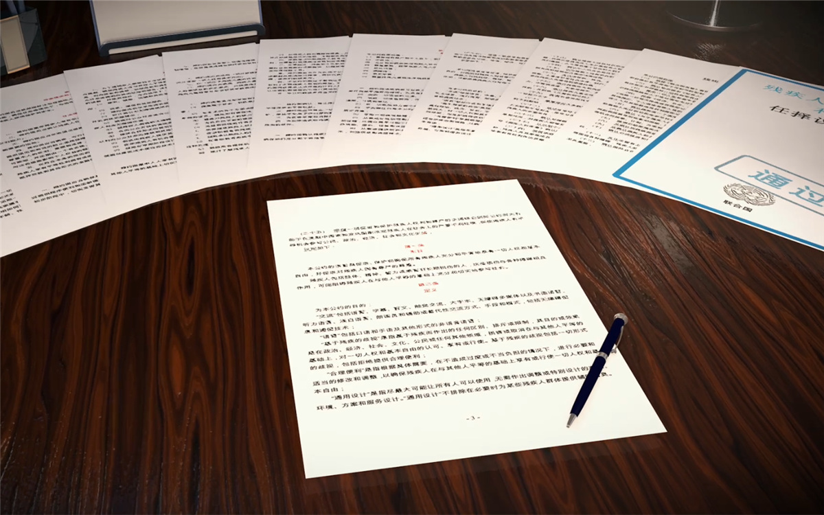 2006年12月，《殘疾人權利公約》在聯(lián)合國大會獲得通過