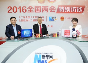 胡云騰、王建業(yè)做客新華網(wǎng)