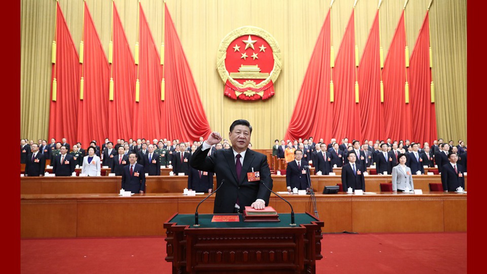 習(xí)近平當(dāng)選國家主席、中央軍委主席