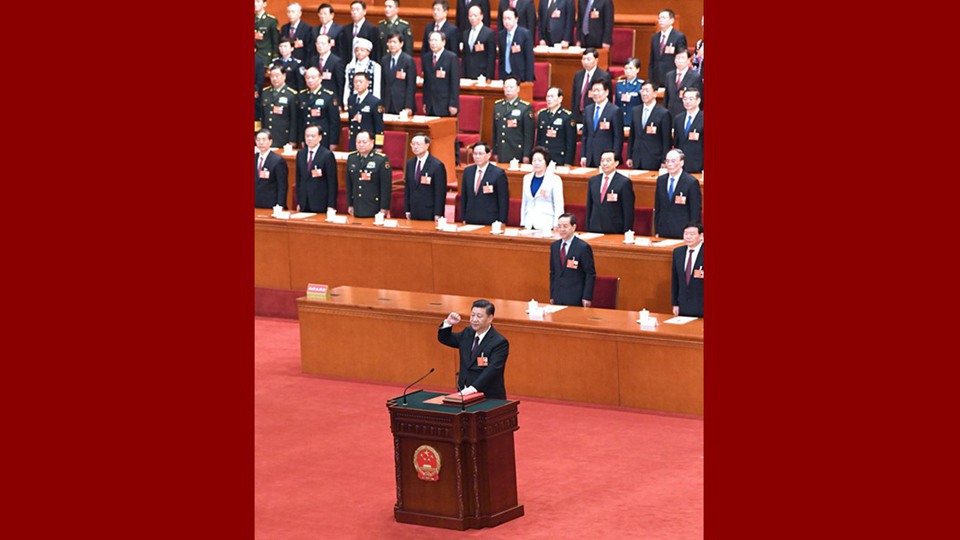 習(xí)近平當(dāng)選國家主席、中央軍委主席