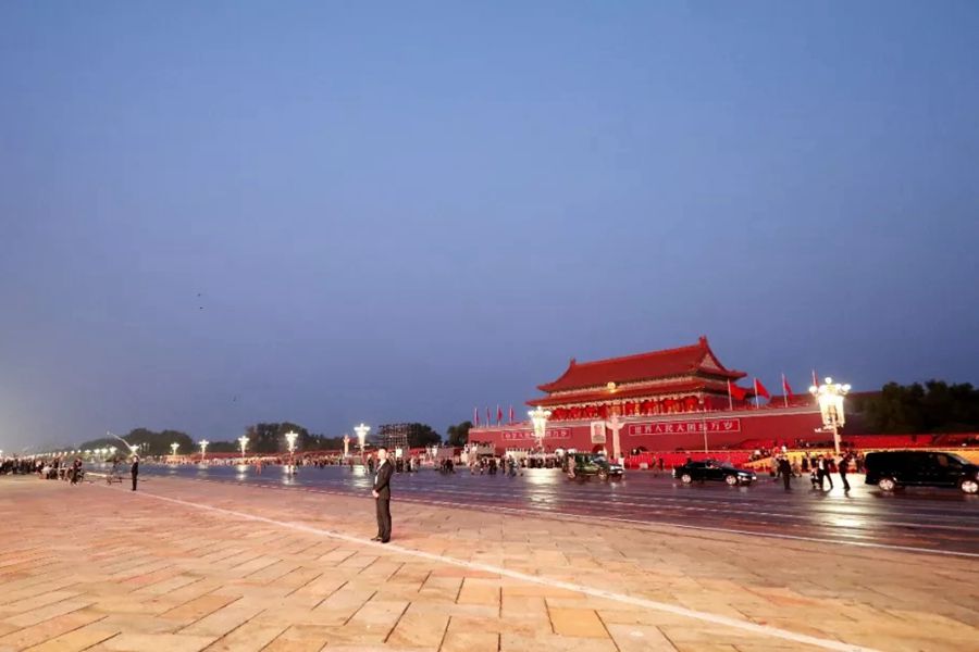 這就是今天早上的北京！