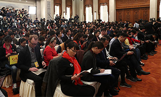 新聞發(fā)布會現場記者