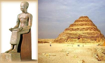 世界第一座金字塔設(shè)計者&mdash;&mdash;伊姆霍特普