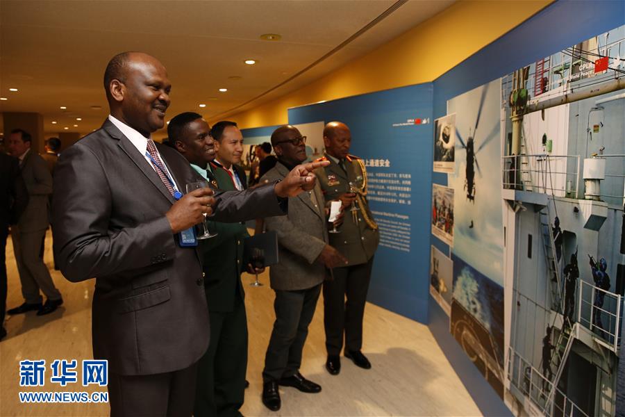 (國際·圖文互動)(1)“維護世界和平的中國軍隊”主題展覽在聯(lián)合國總部開幕