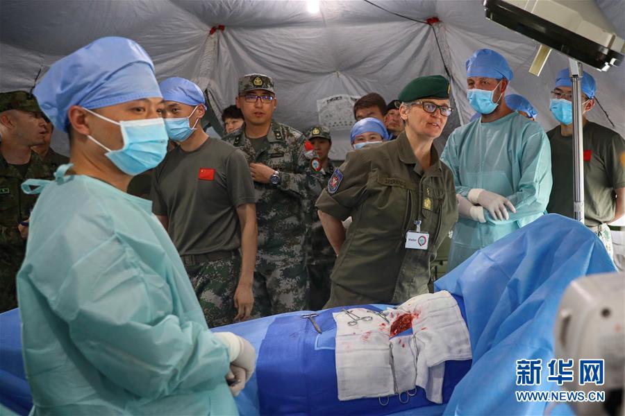 （國(guó)際）（3）多國(guó)軍官觀摩中德&ldquo;聯(lián)合救援-2019&rdquo;衛(wèi)勤實(shí)兵聯(lián)合演習(xí)