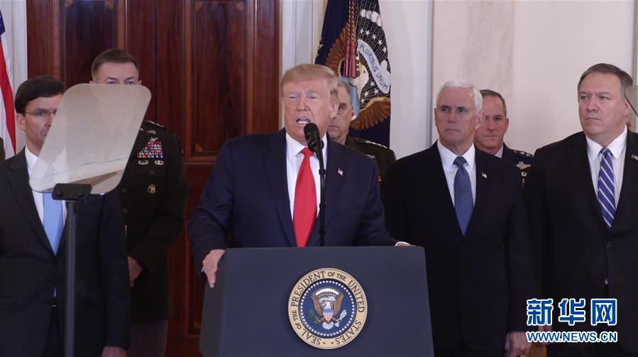 (國(guó)際)(1)特朗普說伊朗襲擊未造成美方人員傷亡