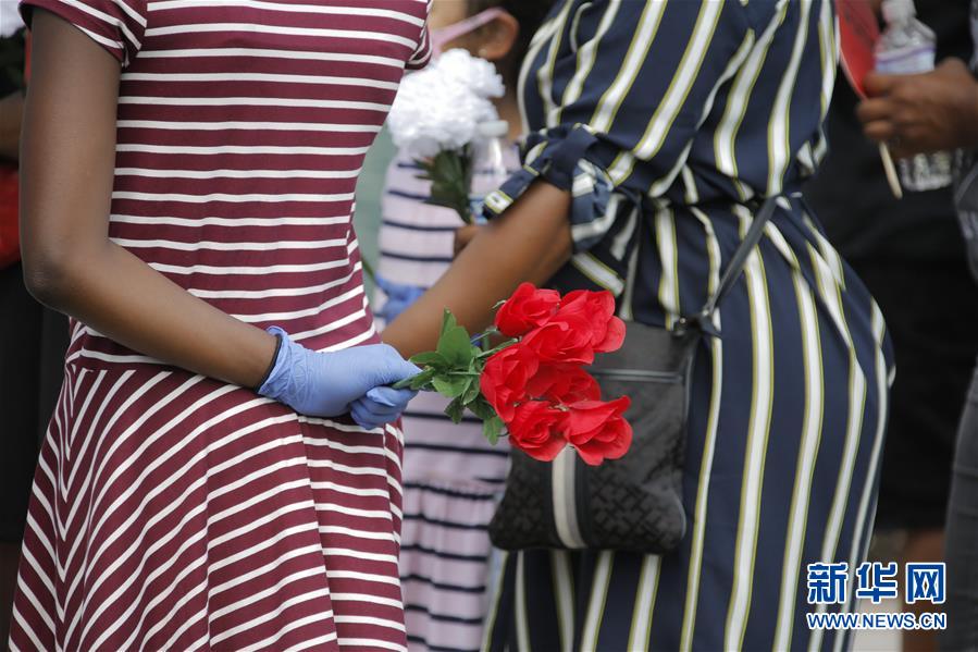 (國際)(5)美國休斯敦市舉行弗洛伊德遺體公眾瞻仰活動(dòng)