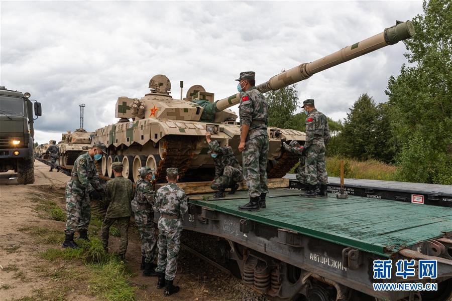 （國(guó)際）（5）我軍赴俄參加&ldquo;國(guó)際軍事比賽-2020&rdquo;裝備運(yùn)抵比賽場(chǎng)地
