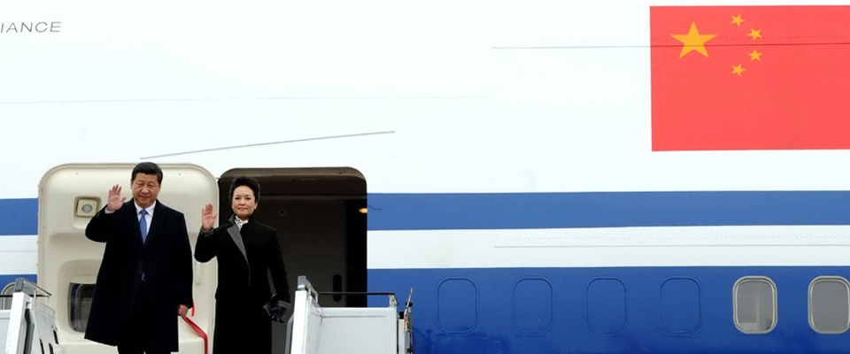 習(xí)近平抵達柏林開始對德國進行國事訪問