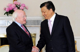 劉云山對(duì)愛爾蘭進(jìn)行正式訪問